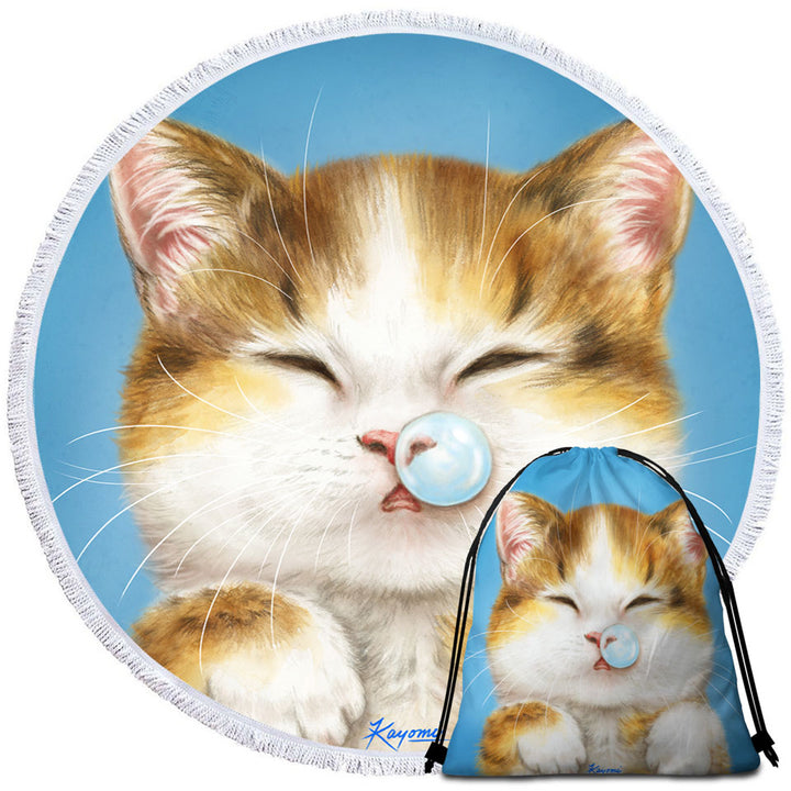 Funny Drawings for Kids Cute Sleepy Kitty Cat