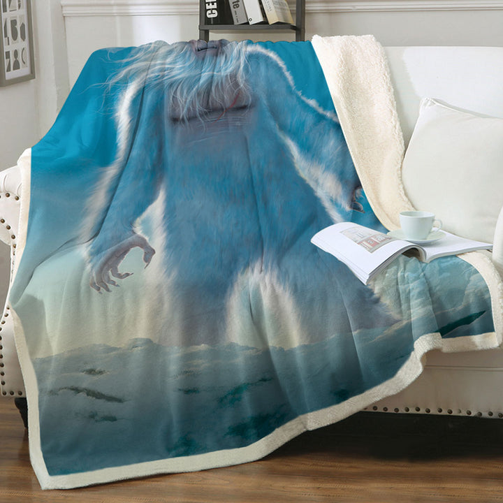 products/Legendary-Creature-Art-Yeti-Throw-Blanket