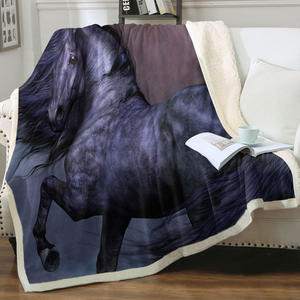 products/Mythos-the-Handsome-Black-Horse-Blankets