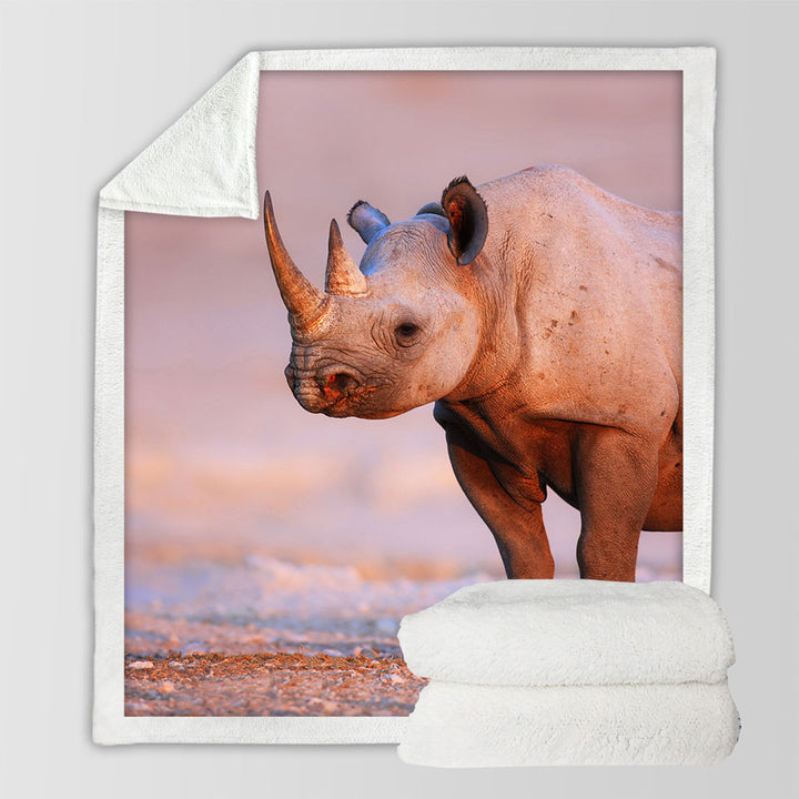 Real Rhino Sherpa Blanket