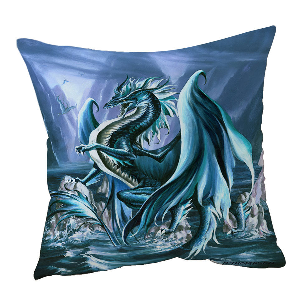 Riptide Ocean Cliffs Dragon Pillows