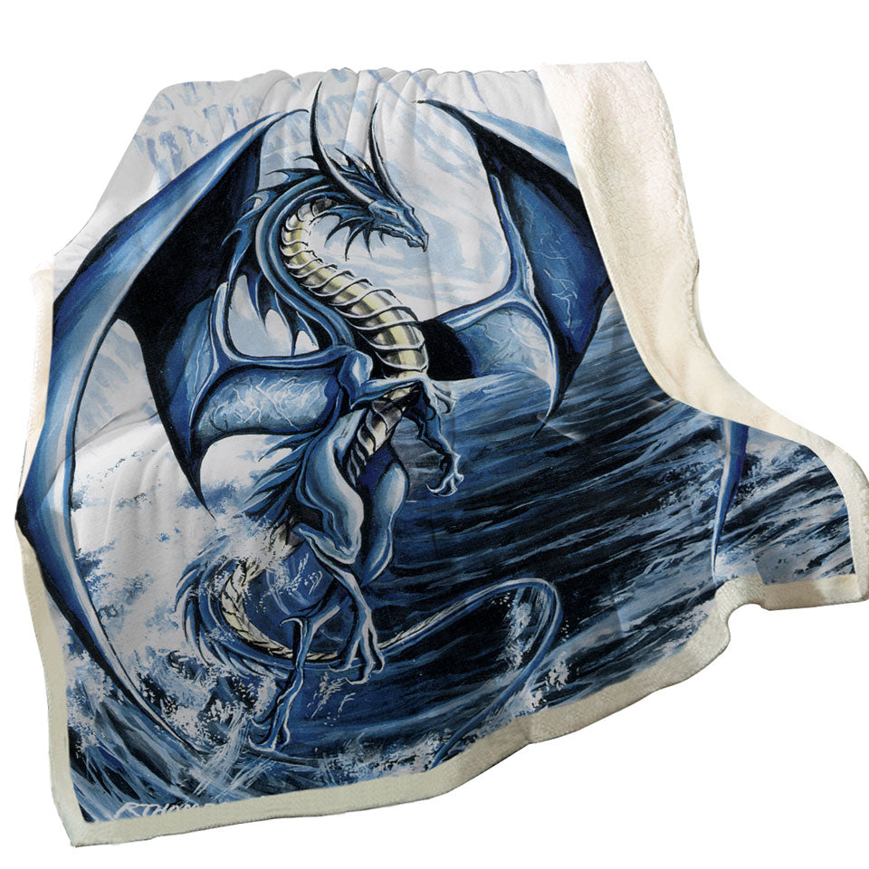 Spirit of the Ice Ocean Dragon Throws