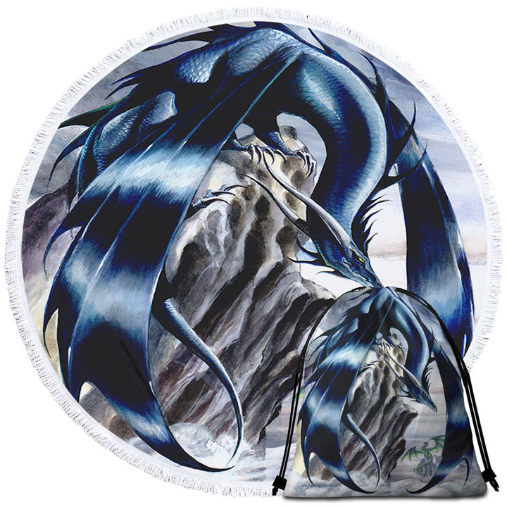 Stormchaser Cliff Dragons Beach Towels and Bags Set