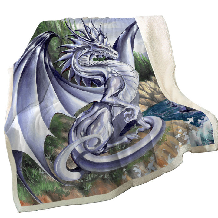 Throws of Silver Coastal Grey Dragon Drawing